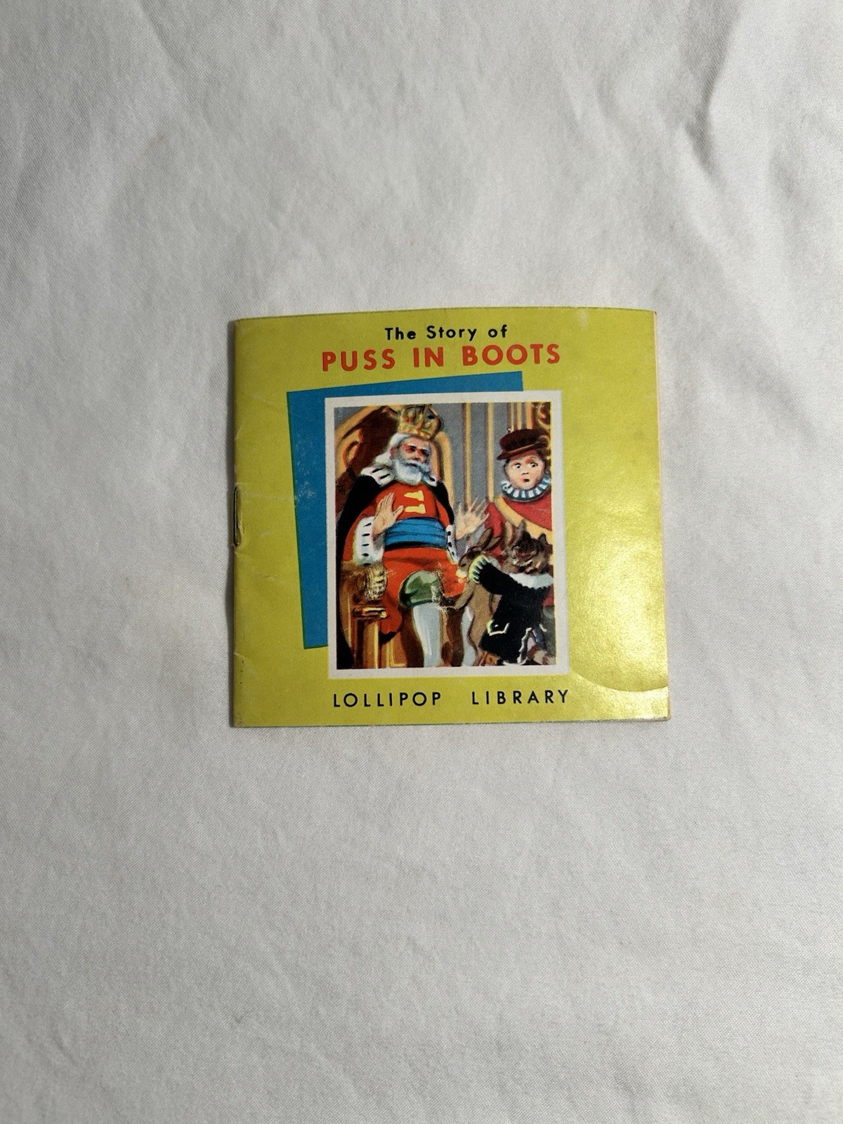 Vintage Lot Of 2 Lollipop Library Illustrated Mini Paper Books USA Made