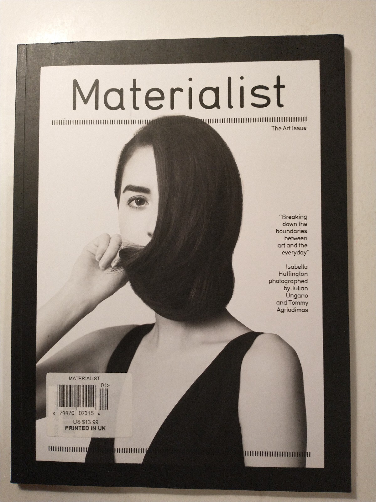 Materialist Magazine #1 UK Isabella Huffington, Fashion Art Design Semiotics