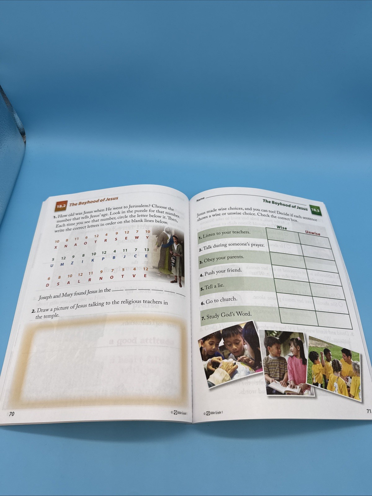 Purposeful Design Bible Grade 1 Student Textbook (3rd Edition) 1st Grade NEW