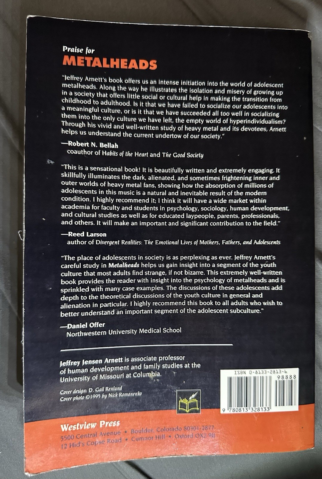 Metalheads : Heavy Metal Music and Adolescent Alienation by Jeffrey Arnett…