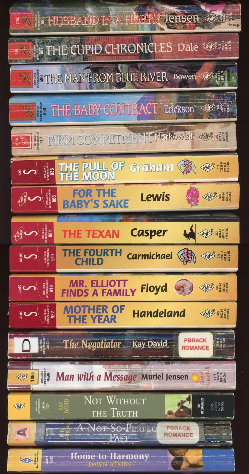 Harlequin Super Romance Family Lot of 16 Paperback by Various Authors