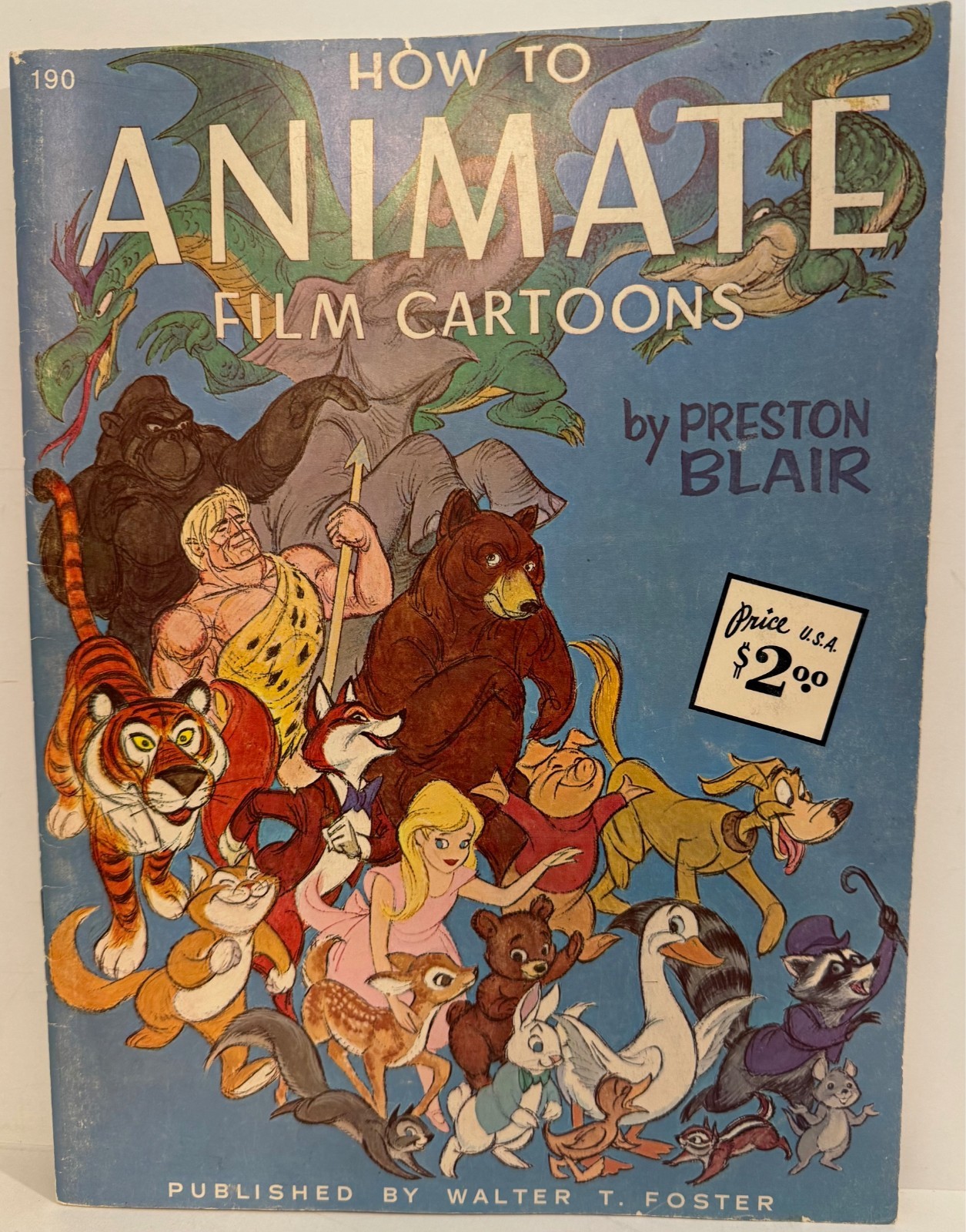 How to Animate Film Cartoons Preston Blair Walter Foster Tex Avery Dancing Girl