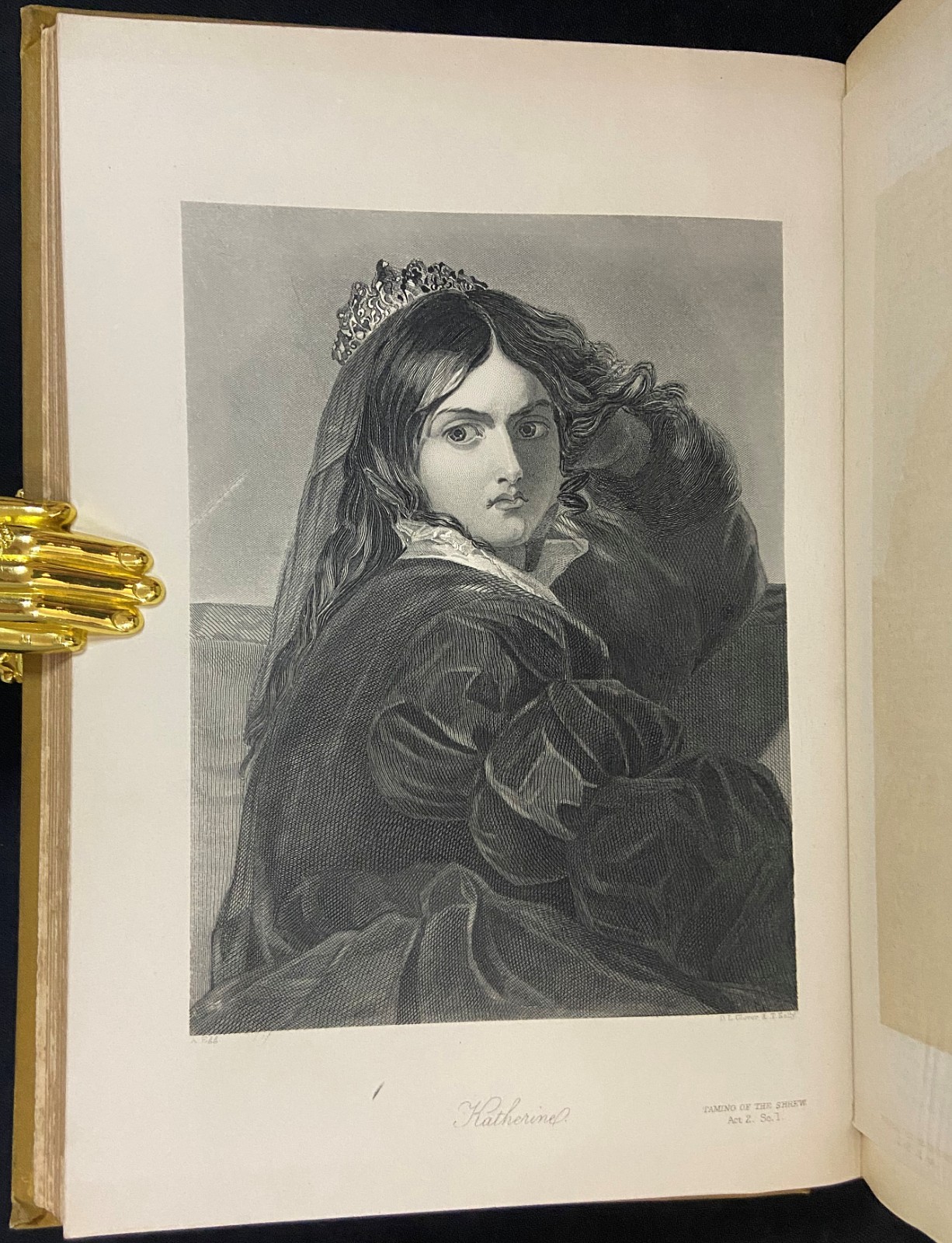 COMPLETE WORKS OF WILLIAM SHAKESPEARE Antique Decorative Victorian Book c.1880’s