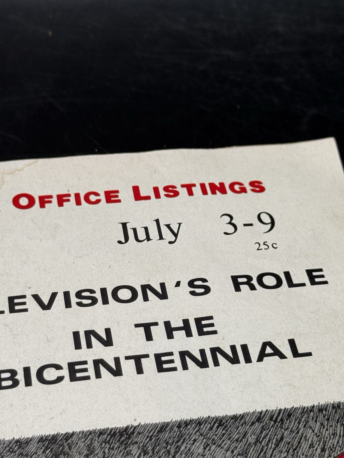 TV Time And Channel Philadelphia-New York July 3-9 1976 Bicentennial Vintage