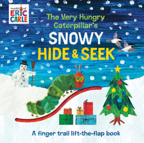 The Very Hungry Caterpillar’s Snowy Hide & Seek: A Finger Trail Lift – VERY GOOD