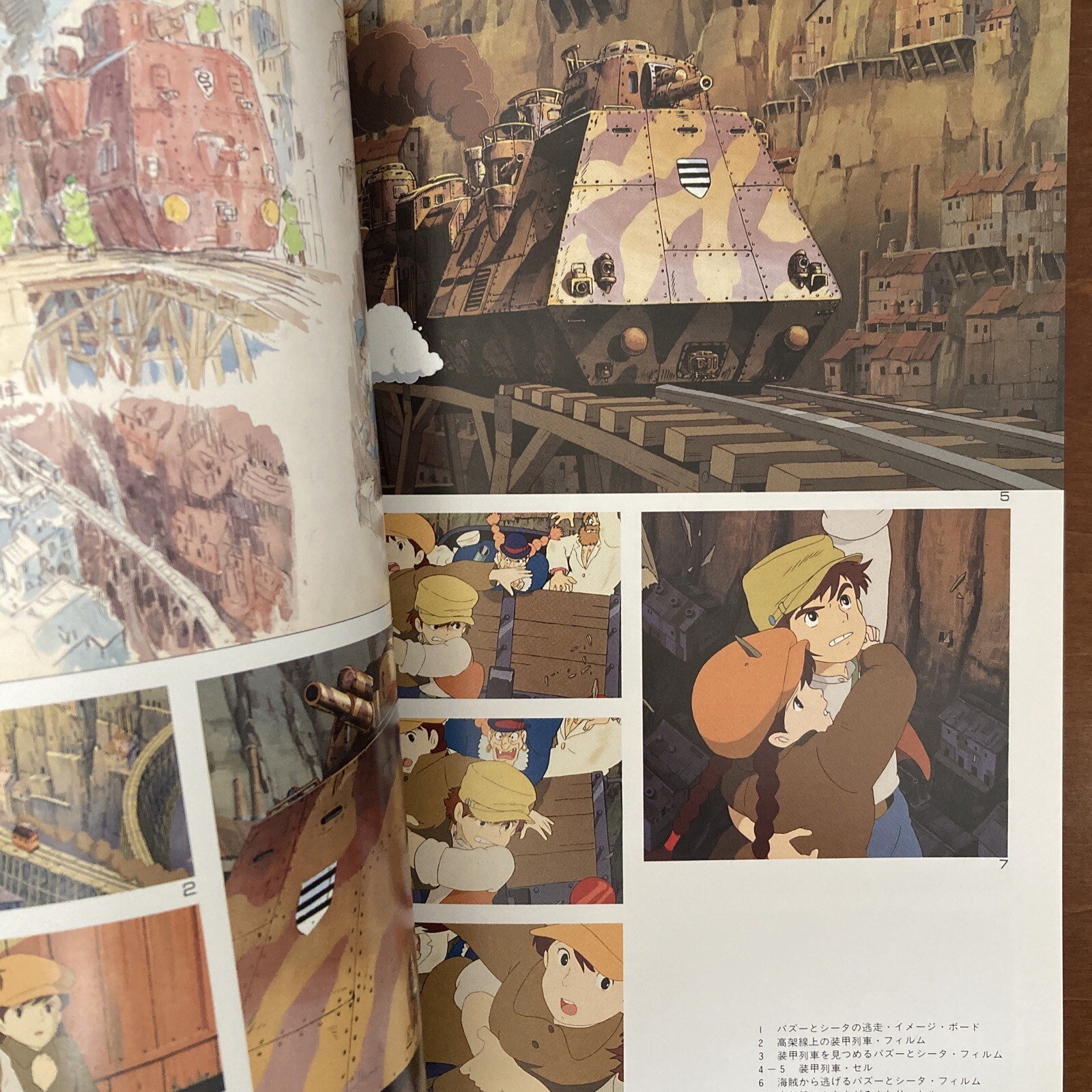 THE ART OF LAPUTA Hayao Miyazaki Art Book Illustration