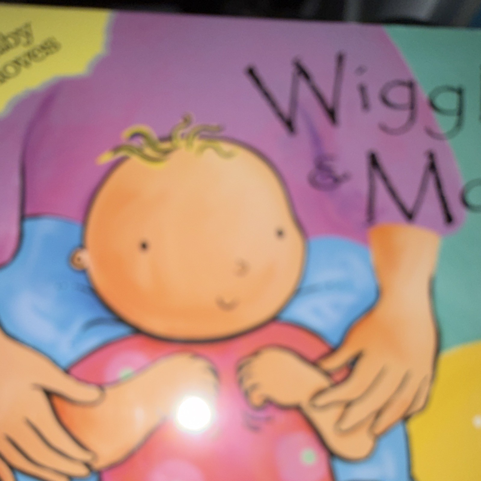 Discovery Toys Wiggle & Move Board Book Illustrated 2008 Judi Abbot Ages 0-2