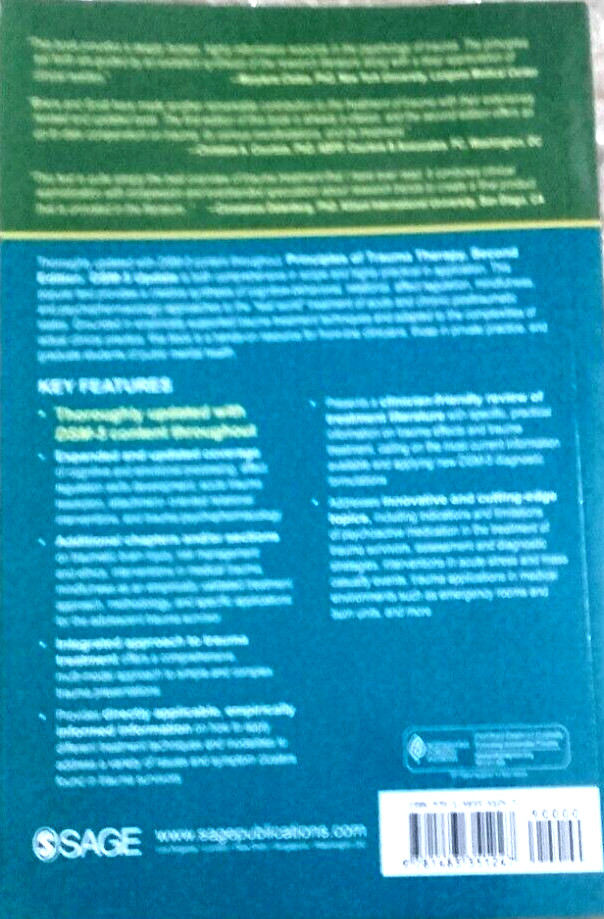 Principles of Trauma Therapy : A Guide to Symptoms, Evaluation, and Treatment (