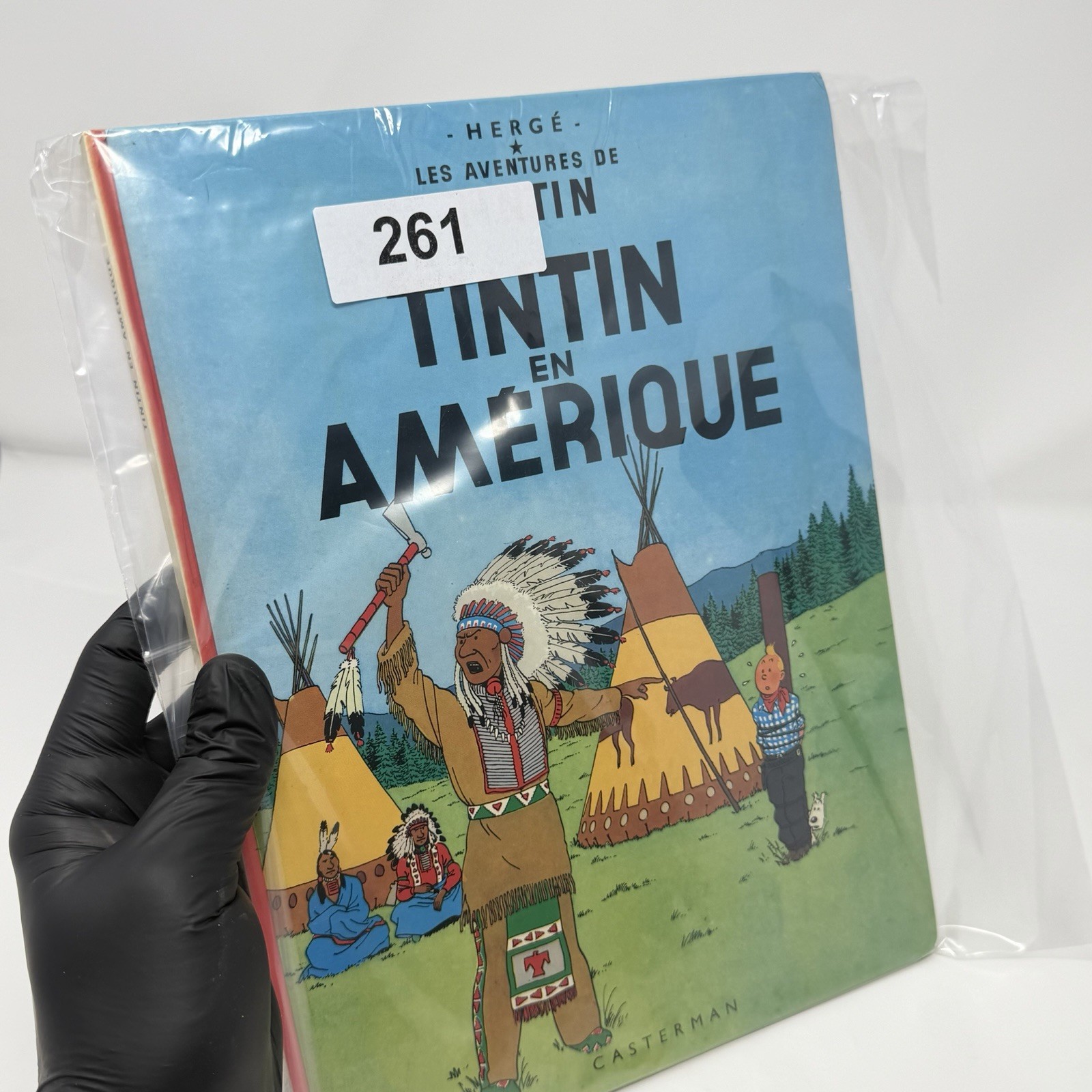 Tintin Au Congo Hergé Casterman 1980 Belgian French Hardcover Comic