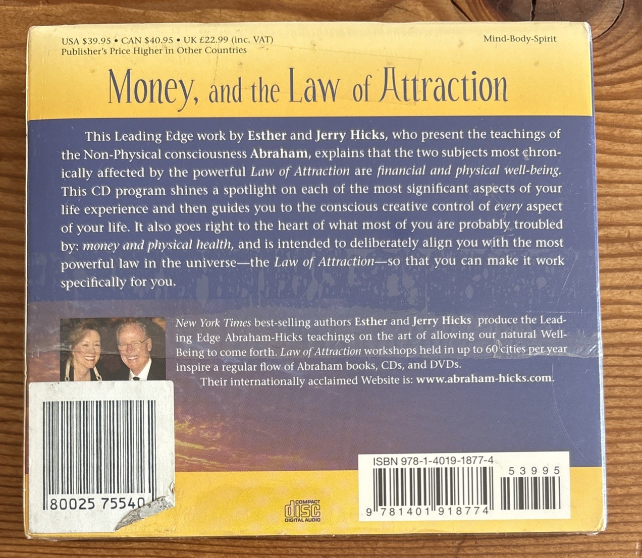 Money, and the Law of Attraction: 8 Audio CDs, by Ester Hicks