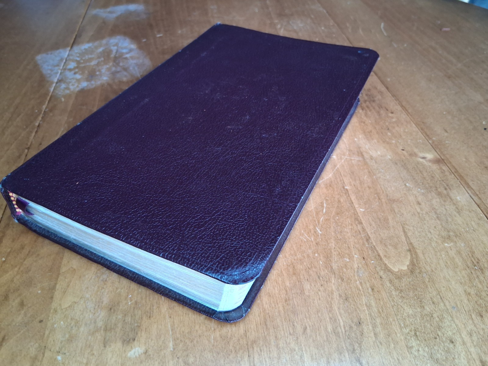 Amplified Bible: Gold Gilded, Burgundy Bonded Leather AMP Zondervan 1987 – EUC