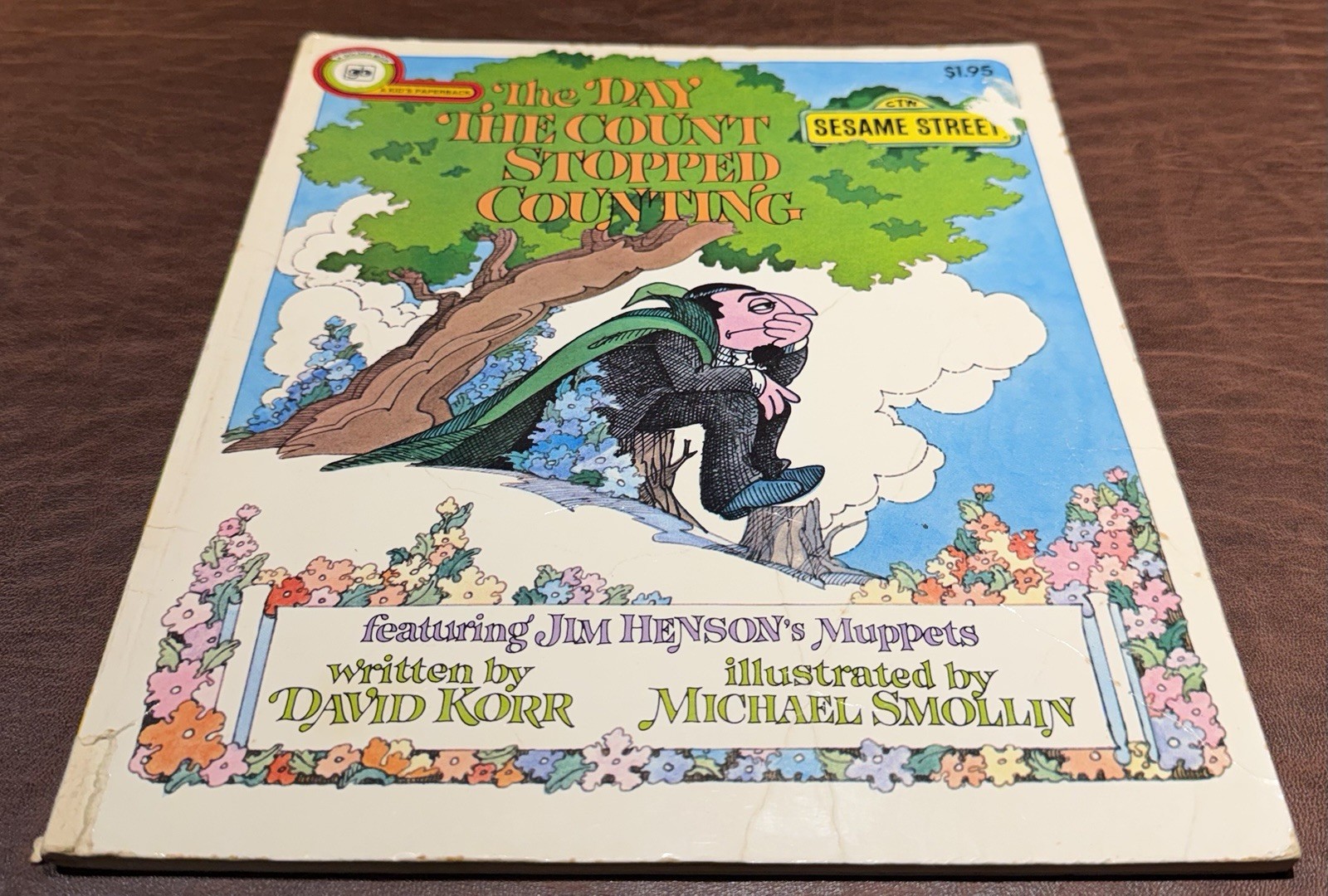 Golden Bk The Day the Count Stopped Counting 1977 Sesame St ISBN 0-307-12358-8