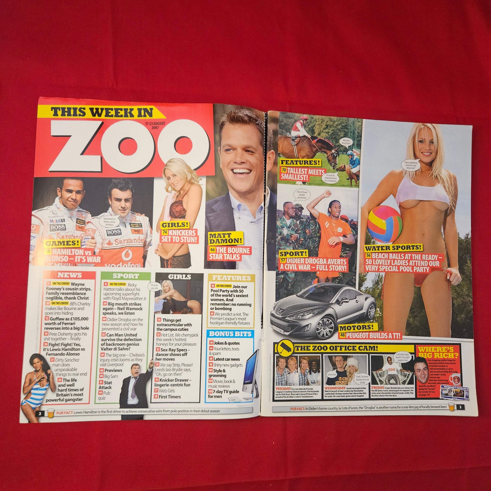 Zoo Magazine 17-23 August 2007 (1229) POSTER Danni Wells Nikkala Stott Amii Grov