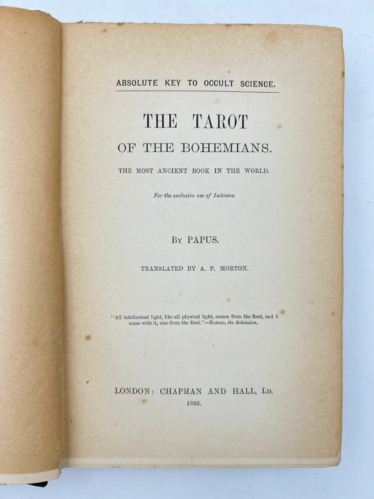 The Tarot of the Bohemians