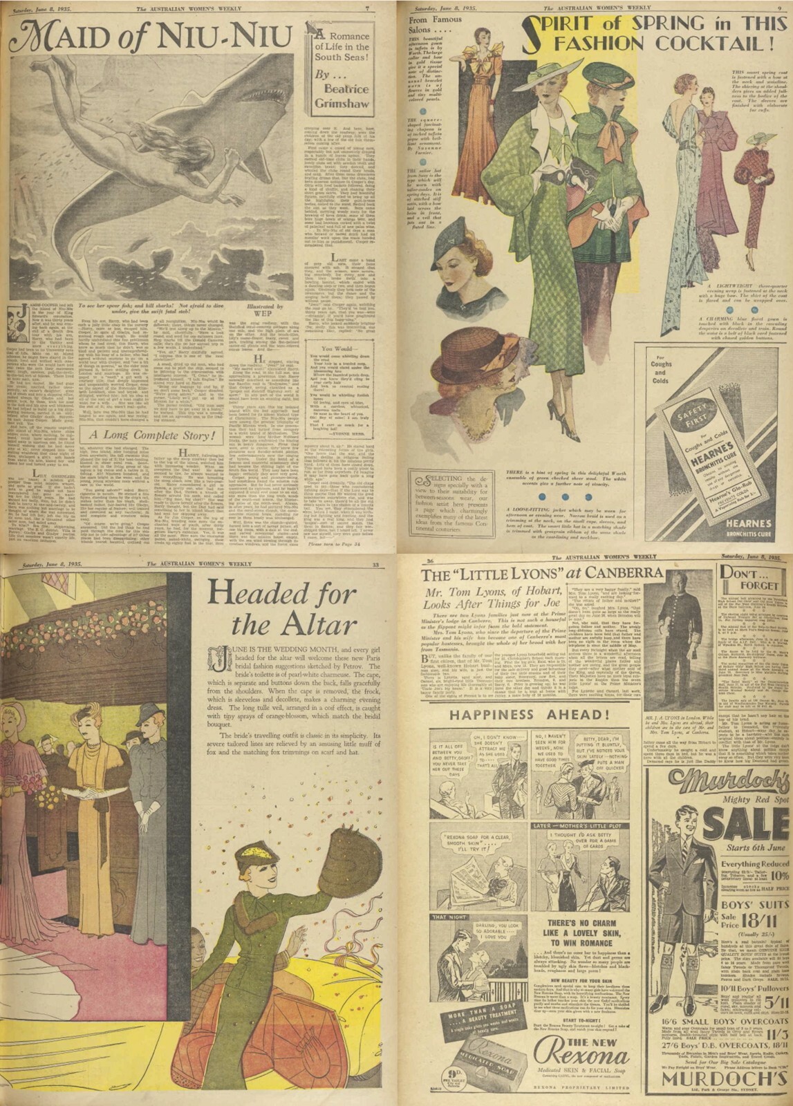 The Australian Women’s Weekly Magazine Vol.1 (1933-1935) – 130 Old Issues DVD