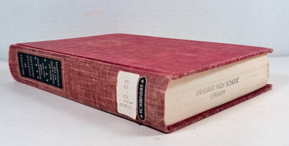 Dictionary of American Biography 1973, Supplement 3 1941 – 1945 ISBN 0684131994