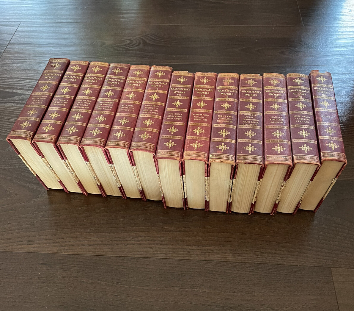The Complete Works Of William Shakespeare 13 Volumes Richard G. White 1899