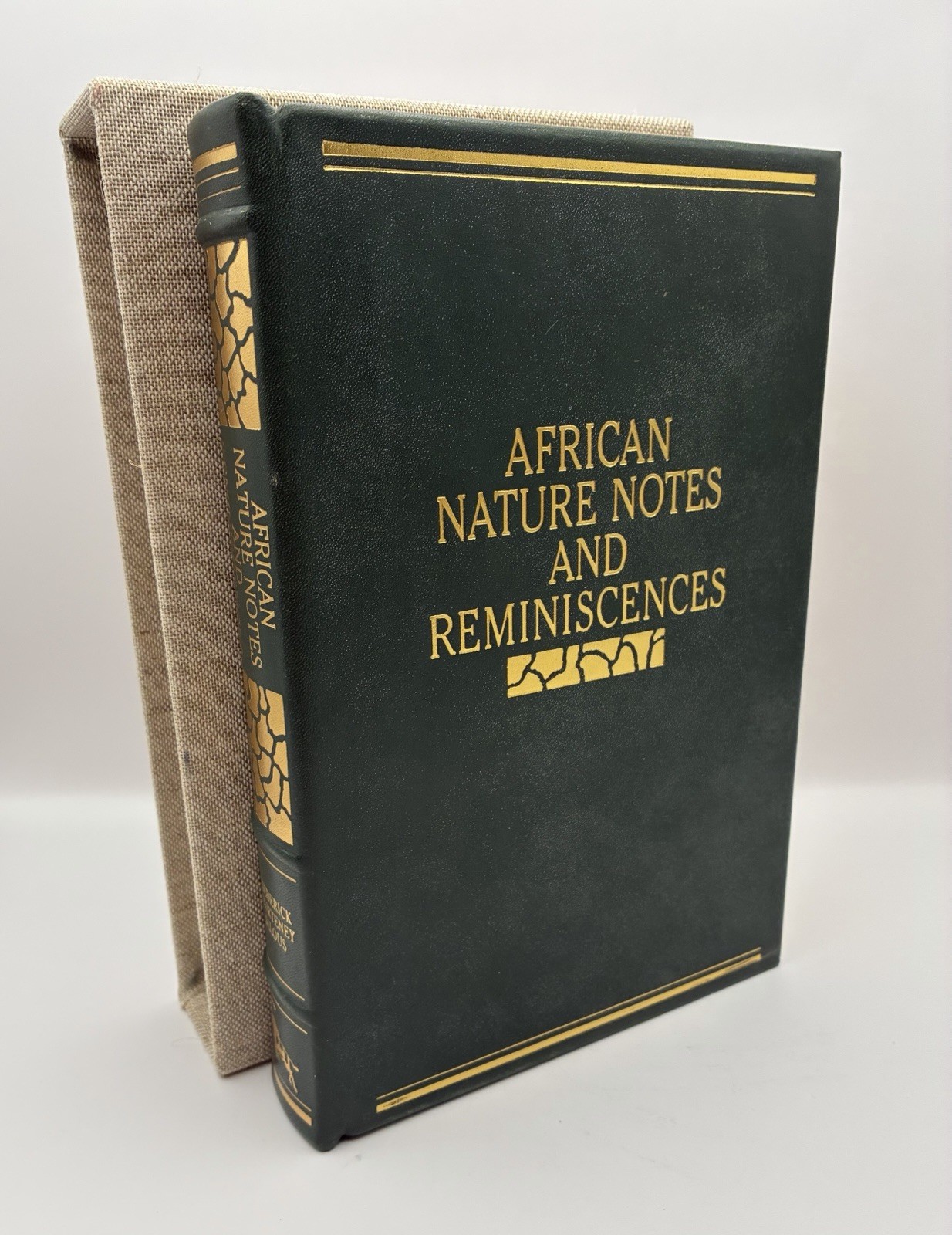 African Nature Notes and Reminiscences Frederick Selous Green Leather 402/500