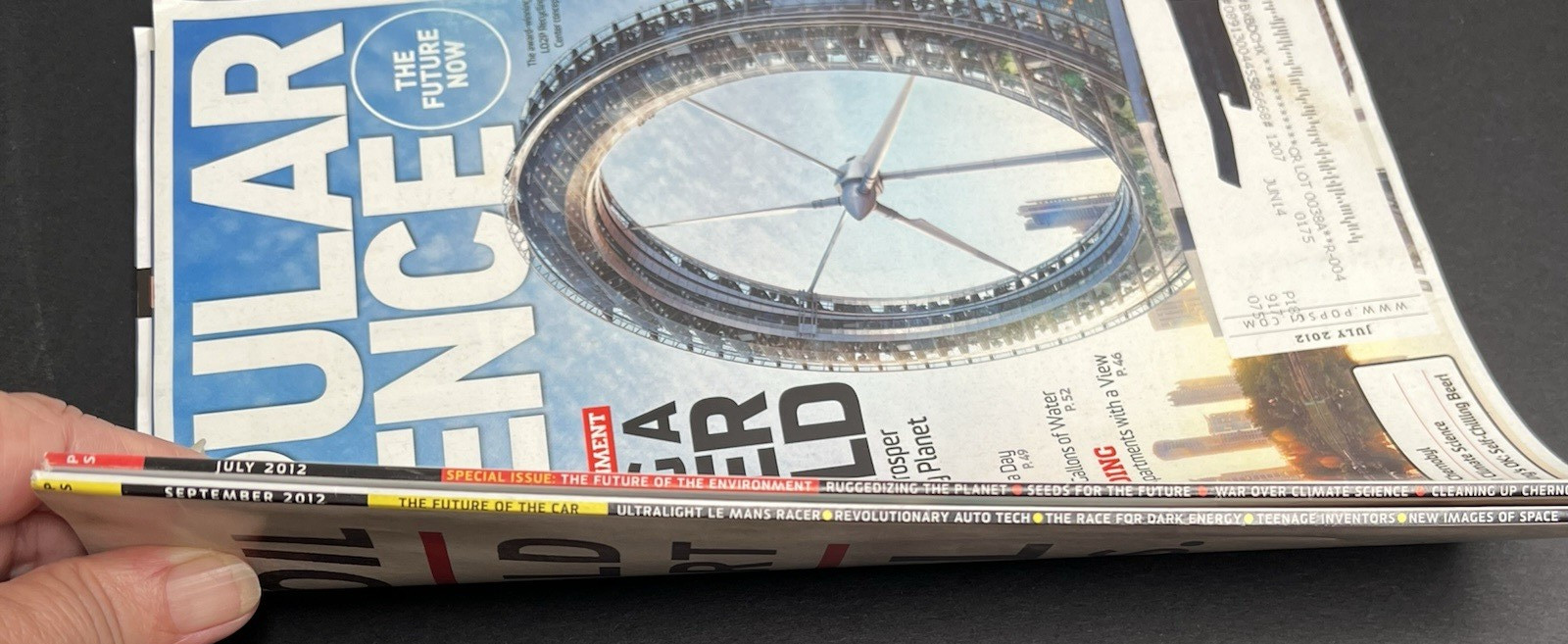 Popular Science Magazine Lot of 2 – July 2012 and Sept 2012 Excellent Condition