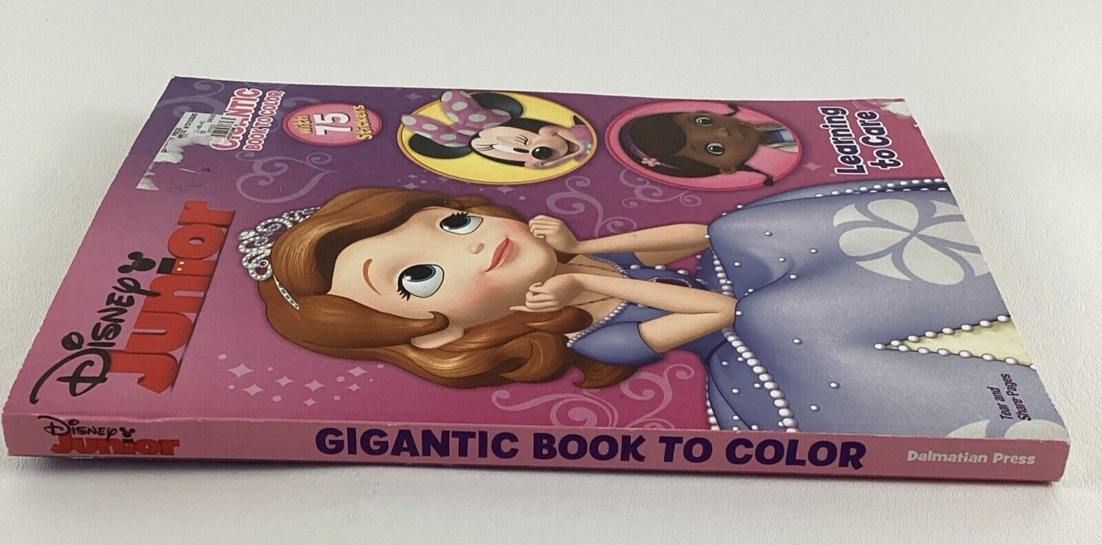 Disney Junior Gigantic Coloring Book Learn To Care Stickers Sofia Minnie Mouse