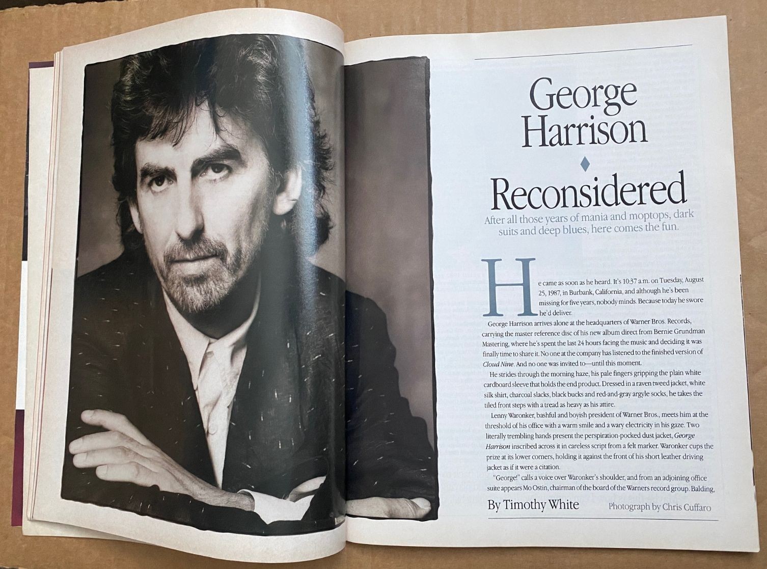 Musician Magazine November 1987 George Harrison, Mick Jagger, Neil Young