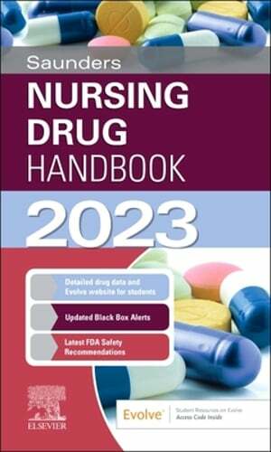 Saunders Nursing Drug Handbook 2023 by Rph Kizior, Robert, Bs: New