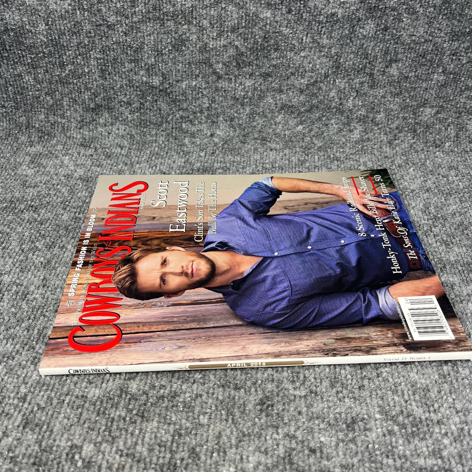 Cowboys & Indians Magazine April 2015 Scott Eastwood Western Fashion Travel