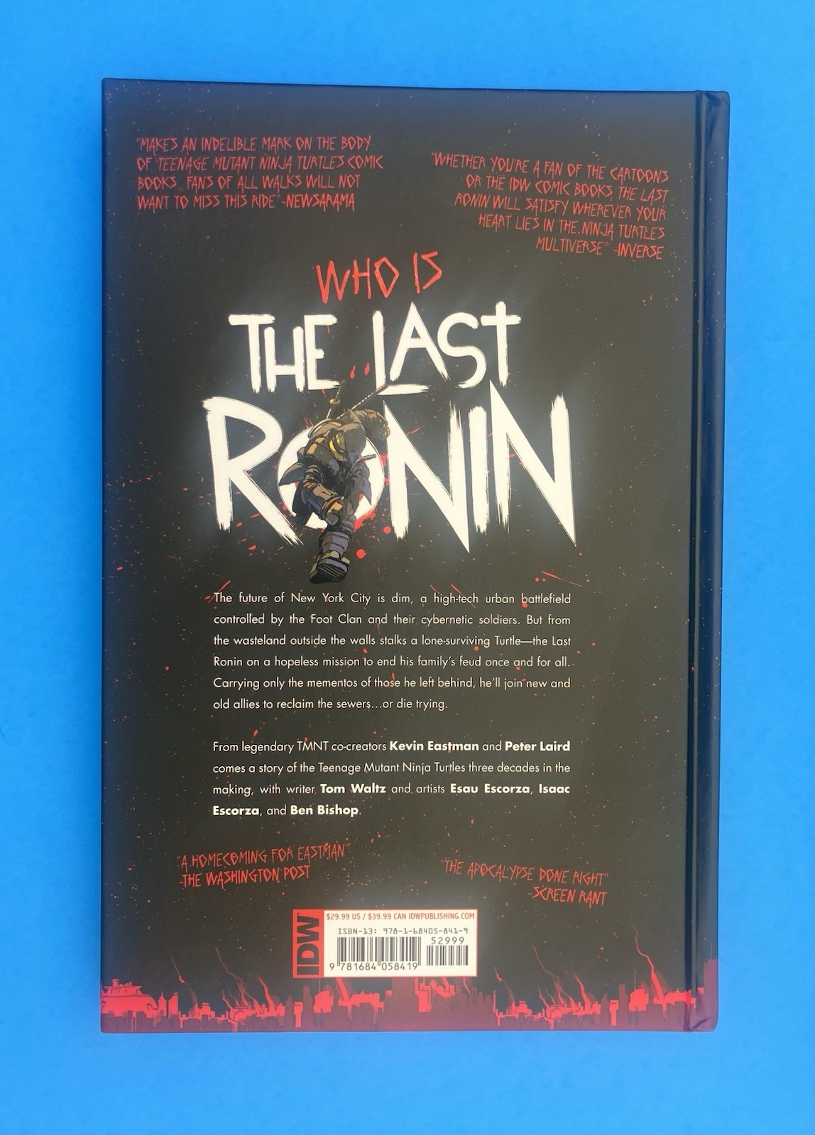 Teenage Mutant Ninja Turtles The Last Ronin Hardcover Kevin Eastman IDW 2022 NEW