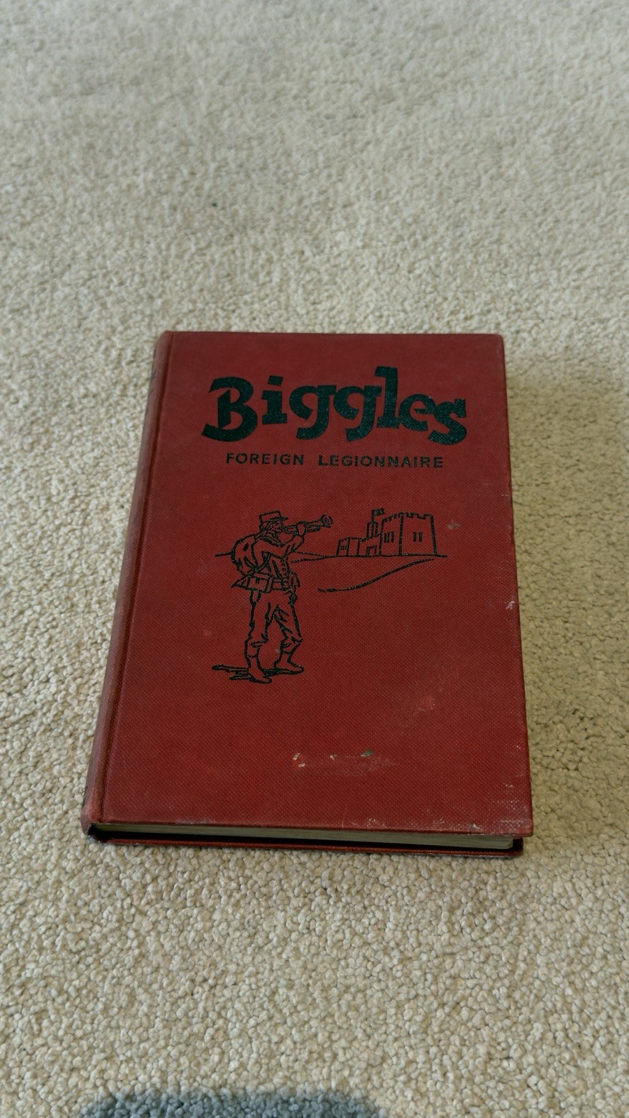 Biggles Foreign Leigionnaire, hardcover with colour illustrations, Vintage