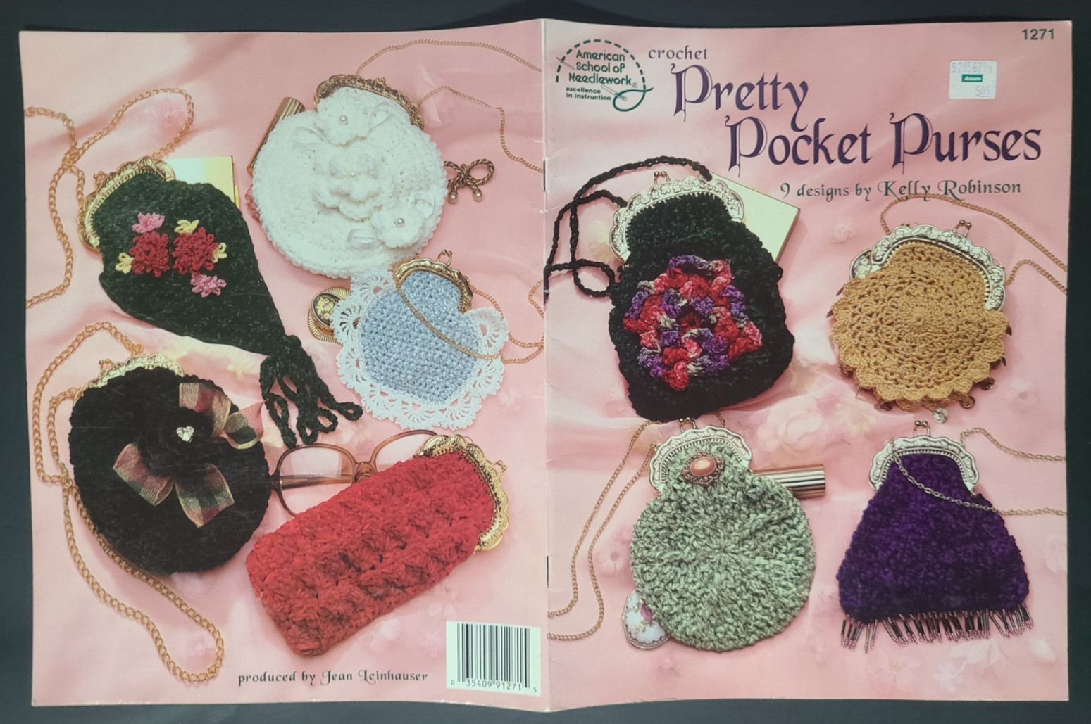 Crochet Patterns Pretty Pocket Coin Purses 9 Designs Tiny Victorian Bags Pouches