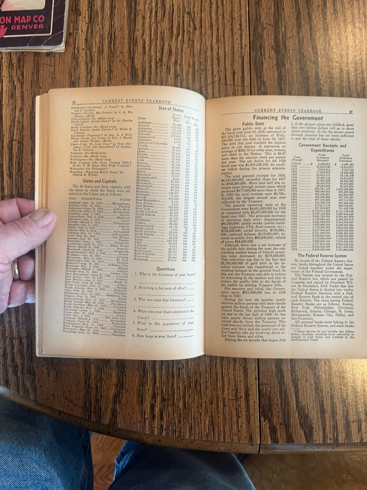 CURRENT EVENTS YEARBOOK-1938/39-AMERICAN EDUCATION PRESS. INC.-COLUMBUS, OHIO