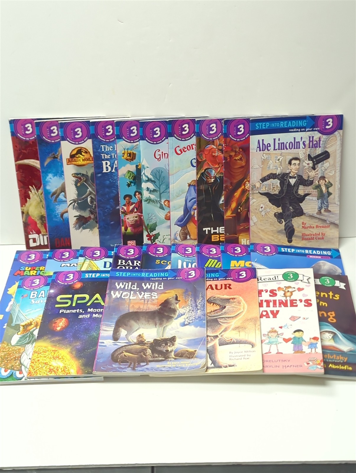 Lot of 25 „I Can Read“ & „Step-Into-Reading“ Level 3 Readers perfect kids 4 to 7