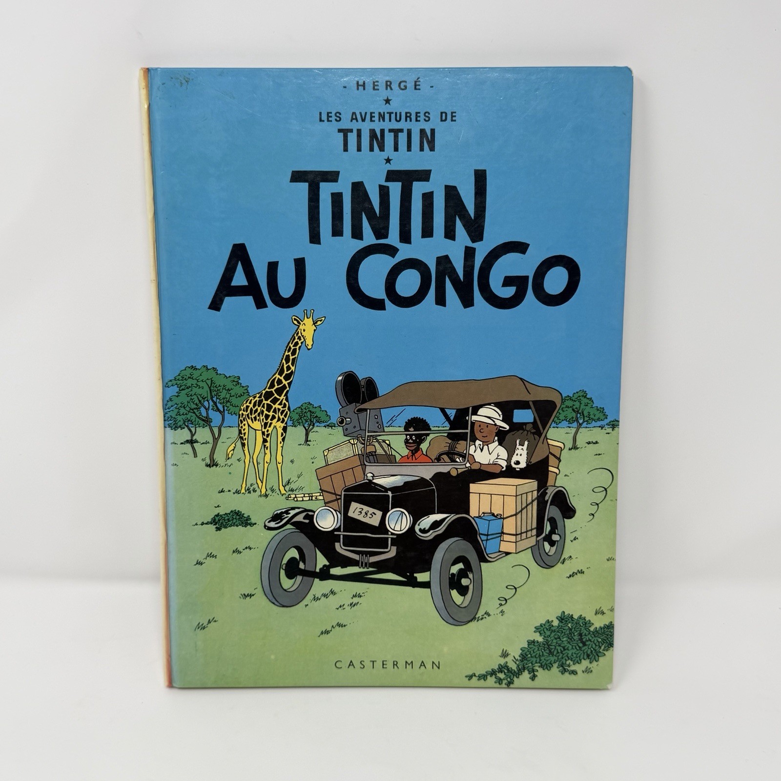 Tintin Au Congo Hergé Casterman 1980 Belgian French Hardcover Comic