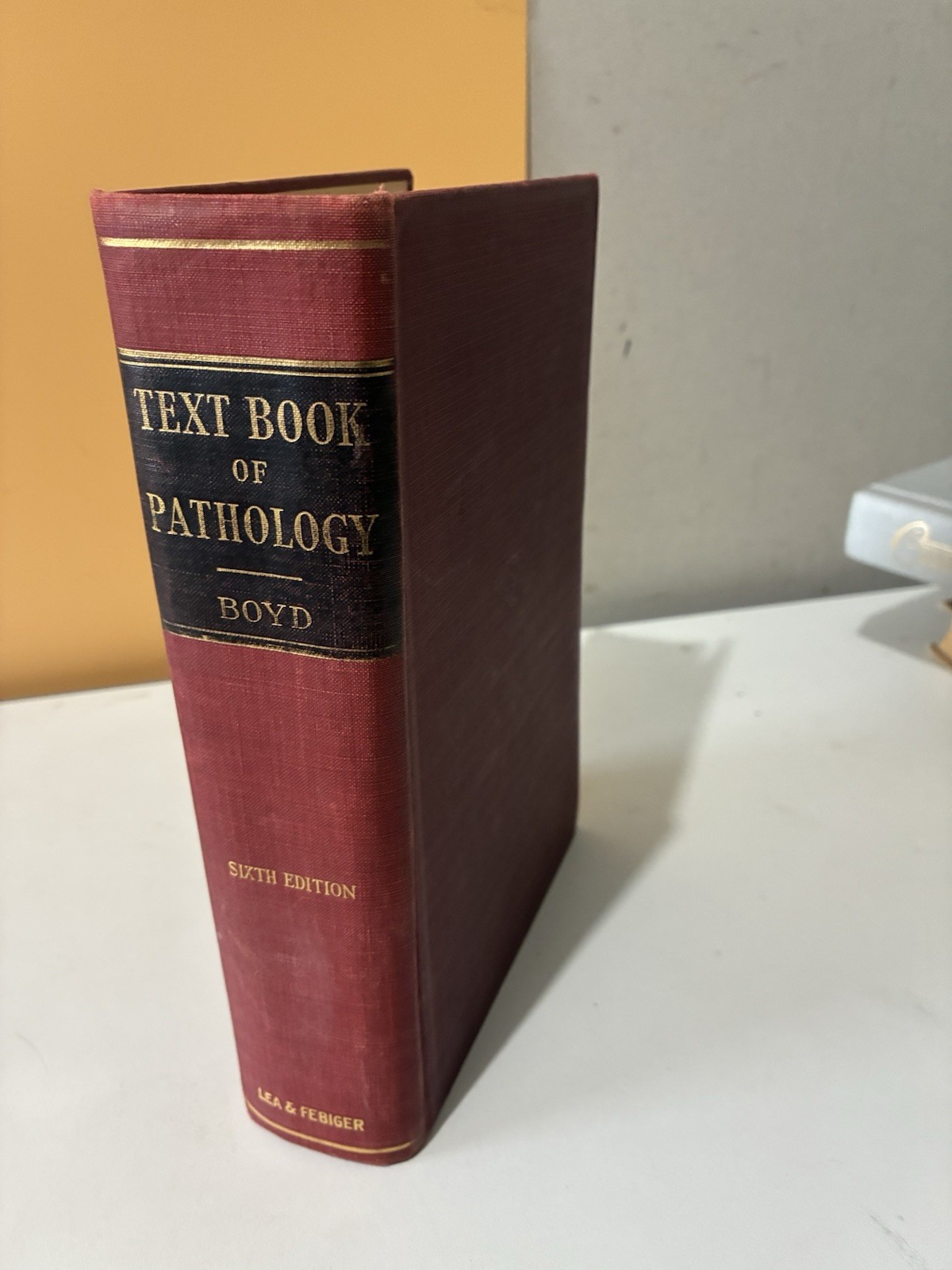 A Text Book of Pathology by William Boyd Sixth Edition Hardcover