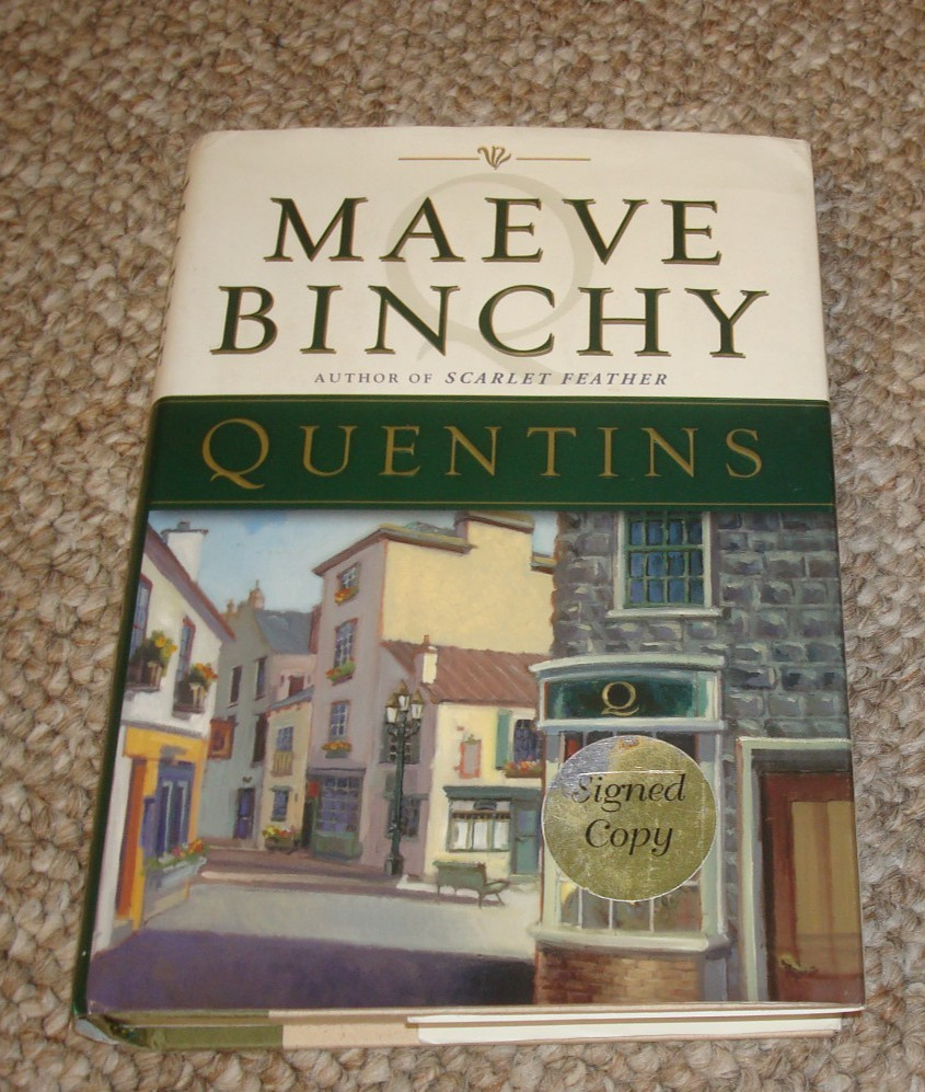 Maeve Binchy – Quentins. SIGNED First edition hardcover