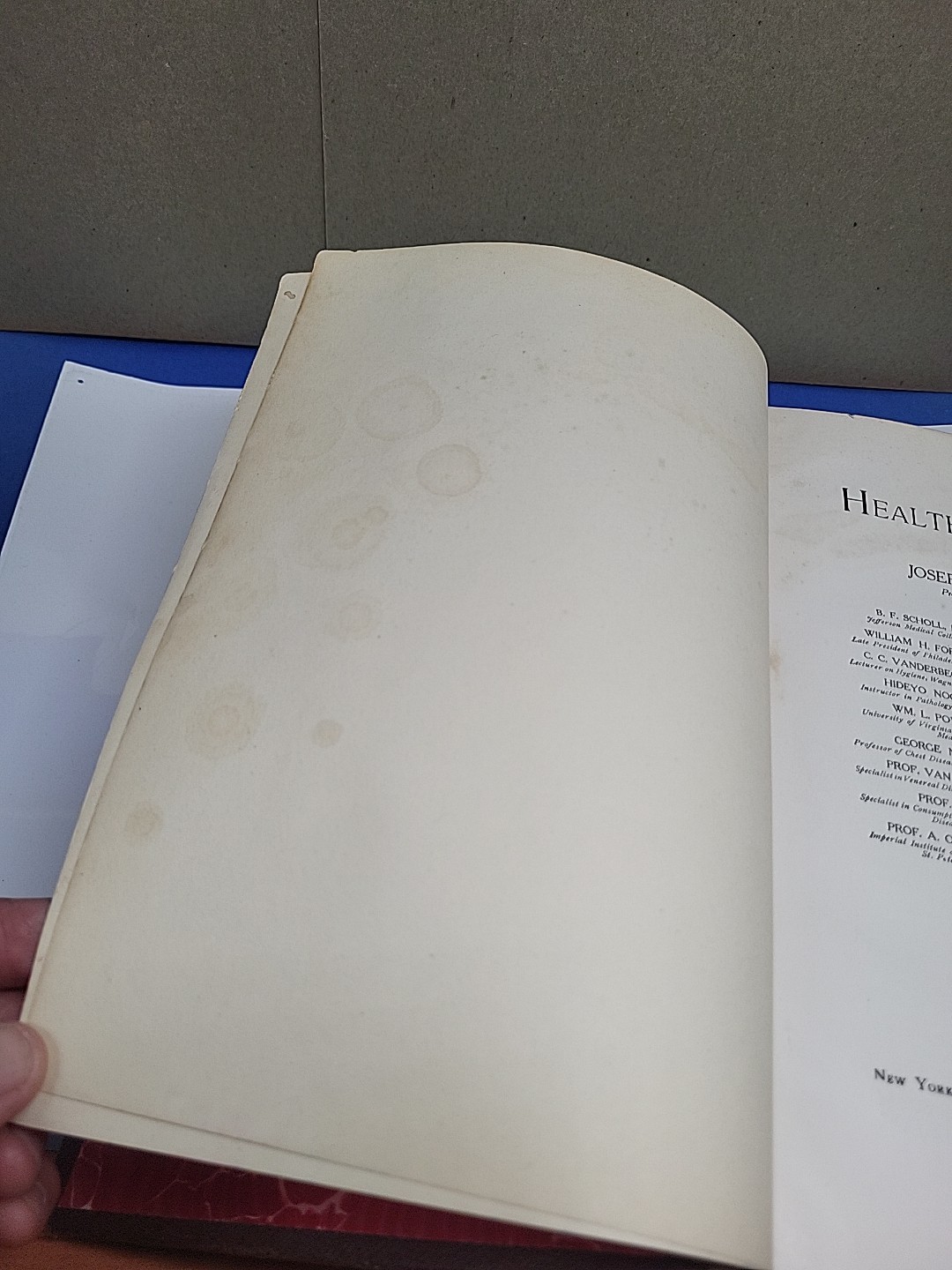 1914 Health and Longevity 15 Books In 1 Vol. Medical Body Illustrations Medicine