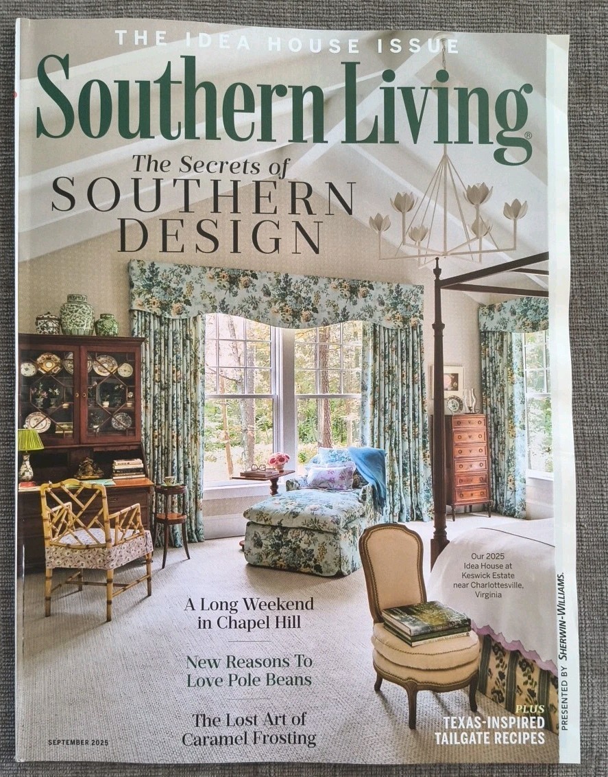 Southern Living Magazine September 2025 Secrets Of Design Idea House Chapel Hill