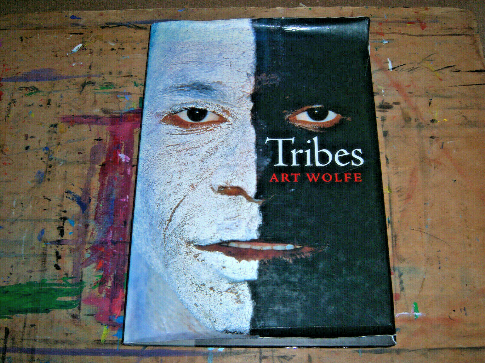 Art Wolfe Tribes 1997 Clarkson Potter Publ First Edition 4to Folio HC DJ VG+ VG