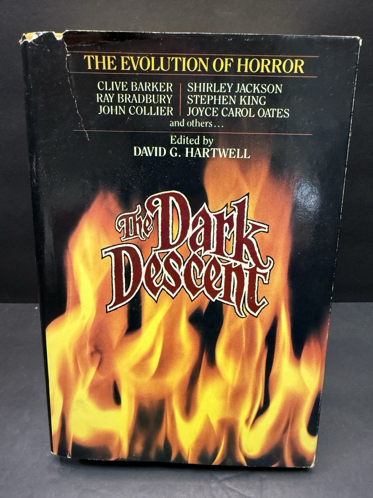 Dark Descent HC 1987 1st Printing Stephen King Barker Bradbury Tor