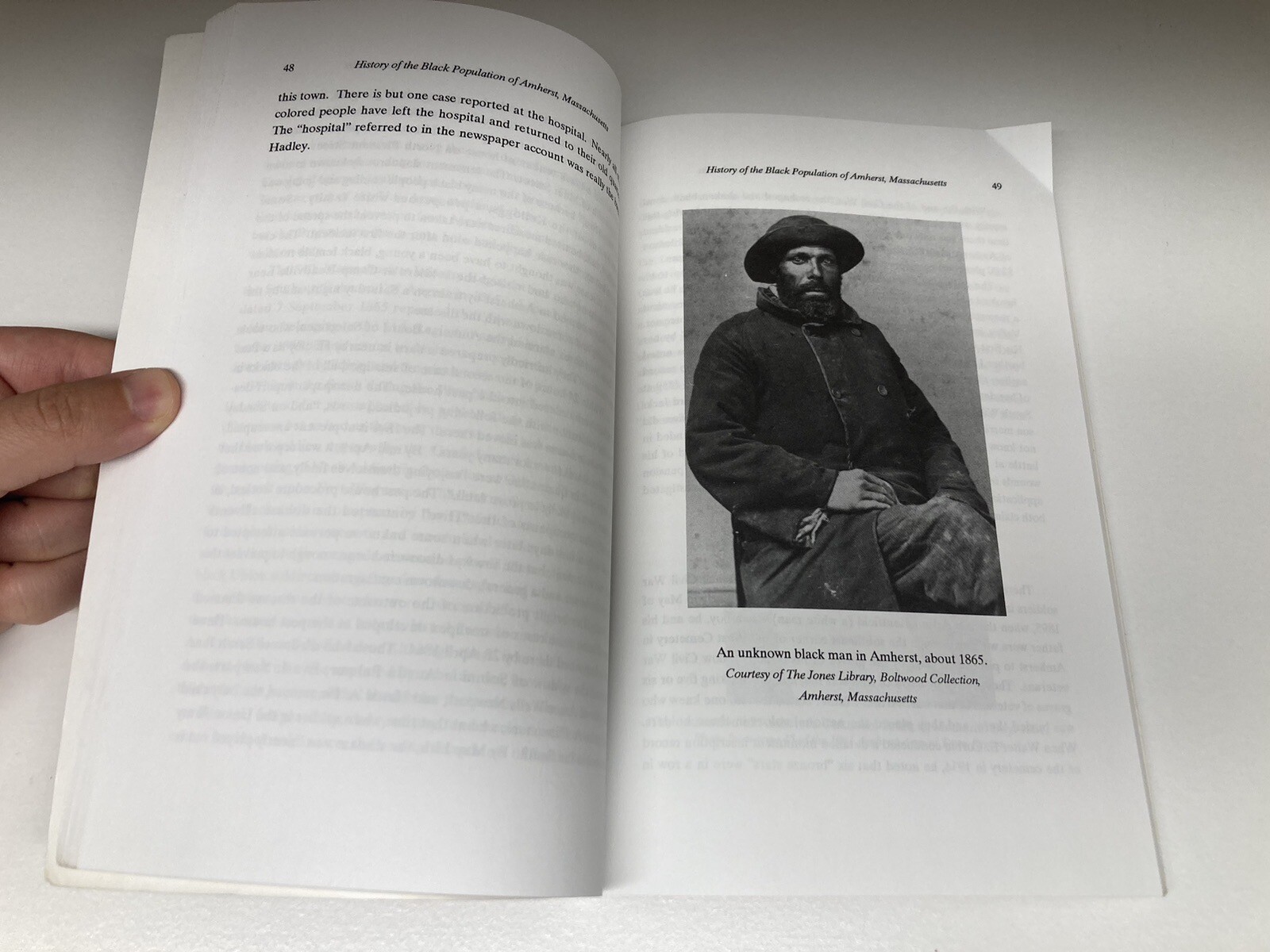 The History of the Black Population of Amherst, Massachusetts 1728-1870