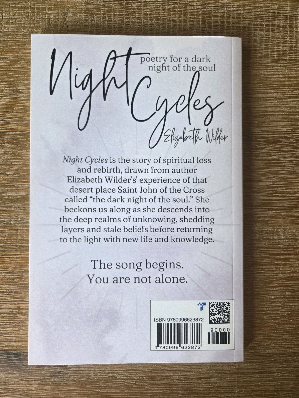 NIGHT CYCLES: POETRY FOR A DARK NIGHT OF THE SOUL (POETRY By Elizabeth Wilder