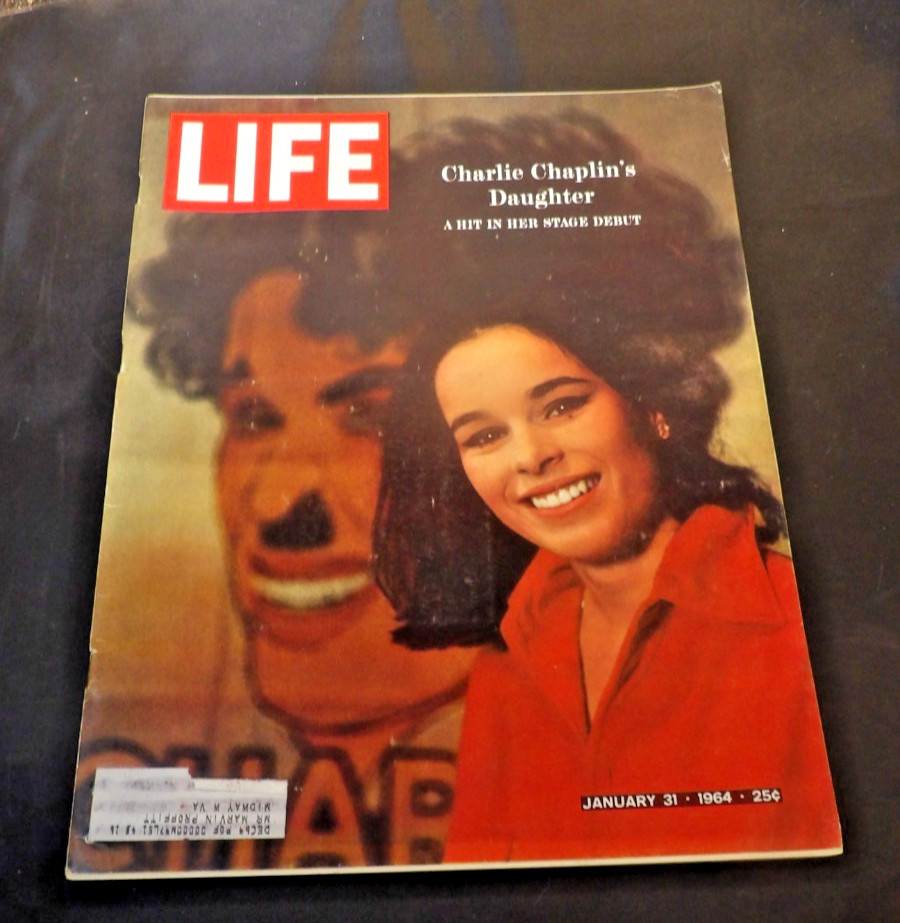 Life Magazine January 31 1964 Charlie Chaplin’s Daughter VTG