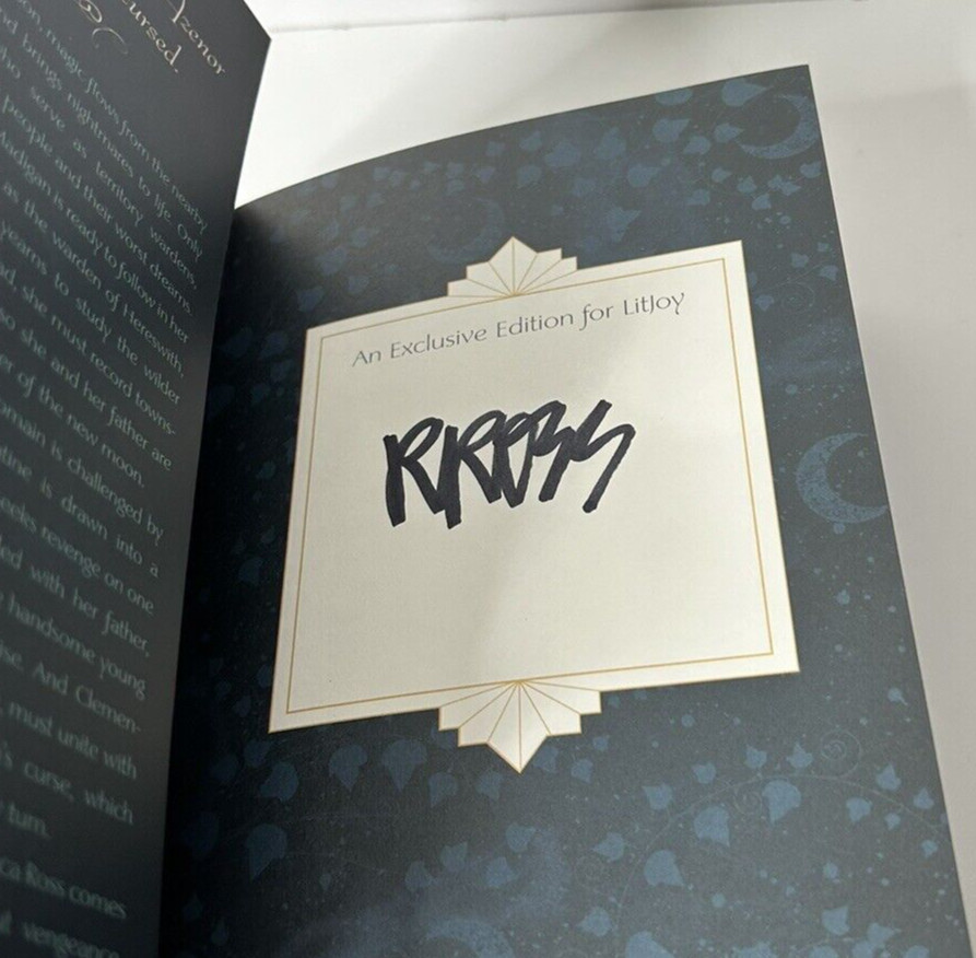 Litjoy Crate Book Box Dreams Lie Beneath Signed Sprayed Edges Reversible Jacket