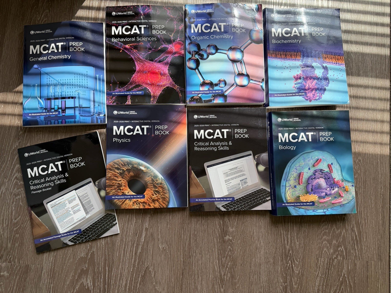UWorld MCAT Prep Book Full Set 2025-2026