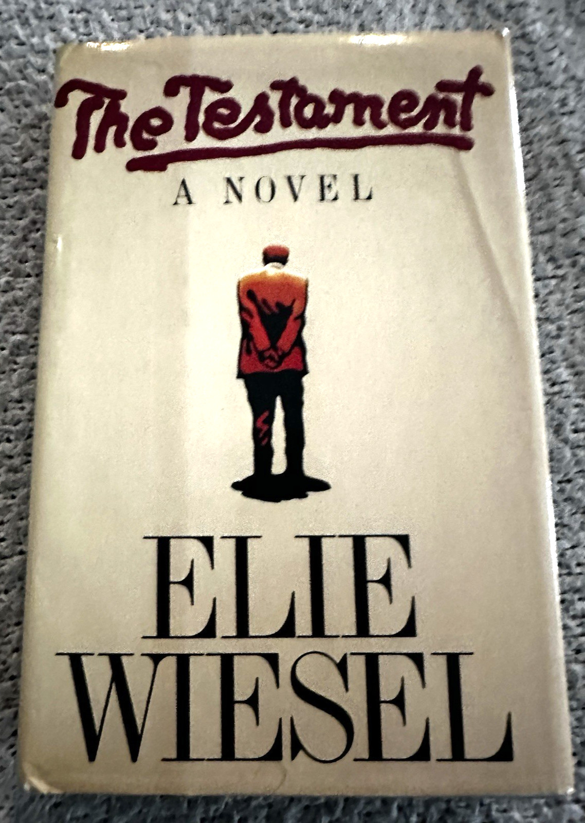 1981 1st Ed. (Signed Elie & Marion Wiesel) The Testament, Elie Wiesel, DJ