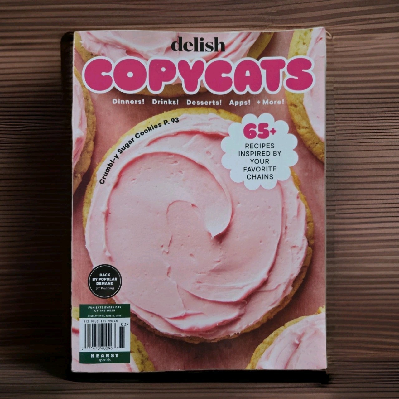 Delish Magazine Copycats 65+ Recipes (3rd Printing)