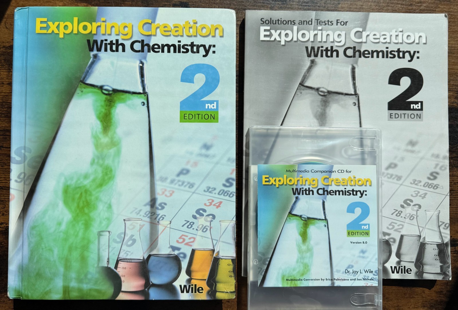 Apologia Exploring Creation w/ Chemistry 2nd ed Textbook Tests & Solutions CD