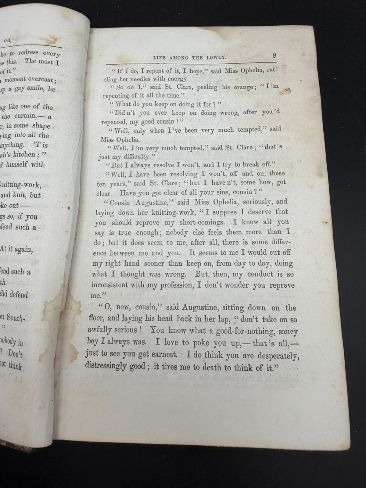 1852 Uncle Tom’s Cabin Harriet Beecher Stowe 1st Ed Tenth Thousand 2 Vol Set
