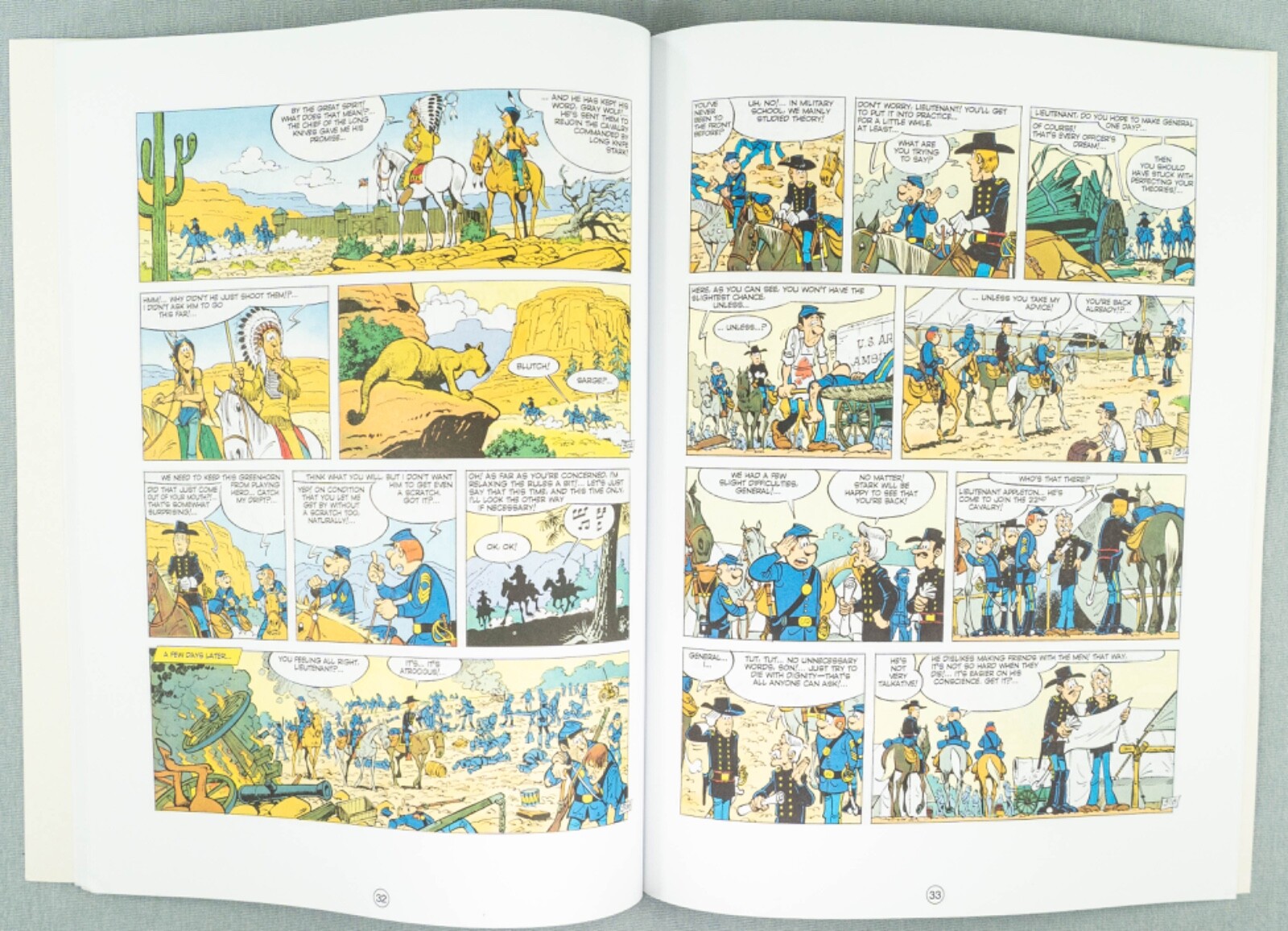 The Bluecoats: Cinebook Paperback Edition Comics Full Set x17 Lambil / Cauvin