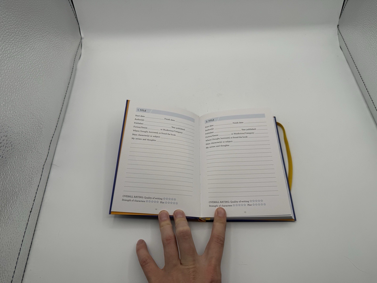 100-Book Reading Diary for Bibliophiles – My Book Journal UNMARKED